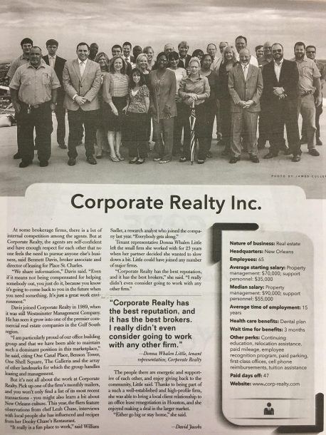 corporate realty news clipping